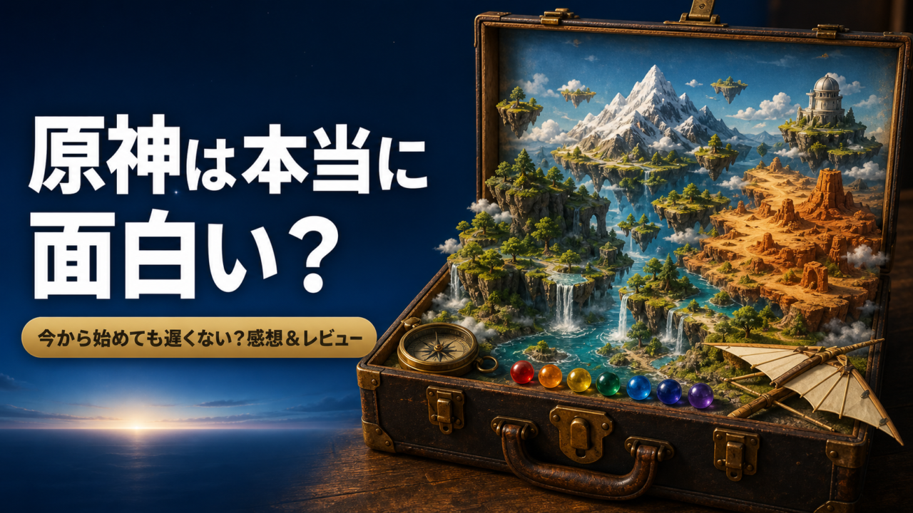 【原神】は本当に面白い？今から始めても遅くない？感想＆レビュー！