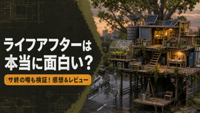 【ライフアフター】は本当に面白い？サ終の噂も検証！感想＆レビュー！