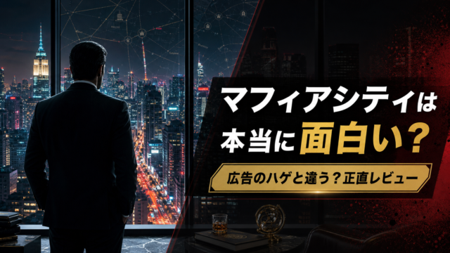 マフィアシティは本当に面白いかを解説するアイキャッチ