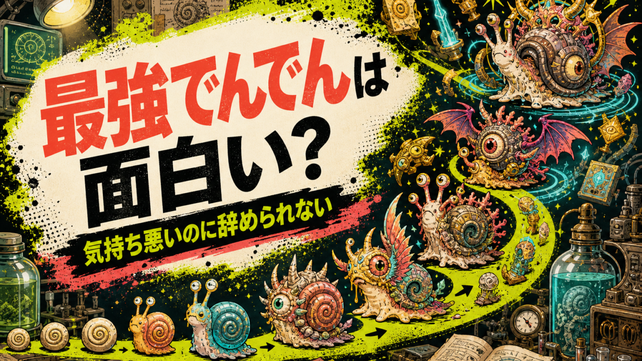 【最強でんでん】は本当に面白い？気持ち悪いのに辞められない感想＆レビュー！