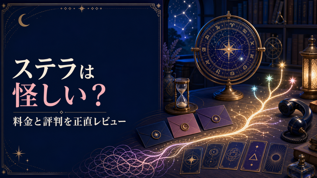 【ステラ】の占いは怪しい？料金・評判・初回特典を正直レビュー！