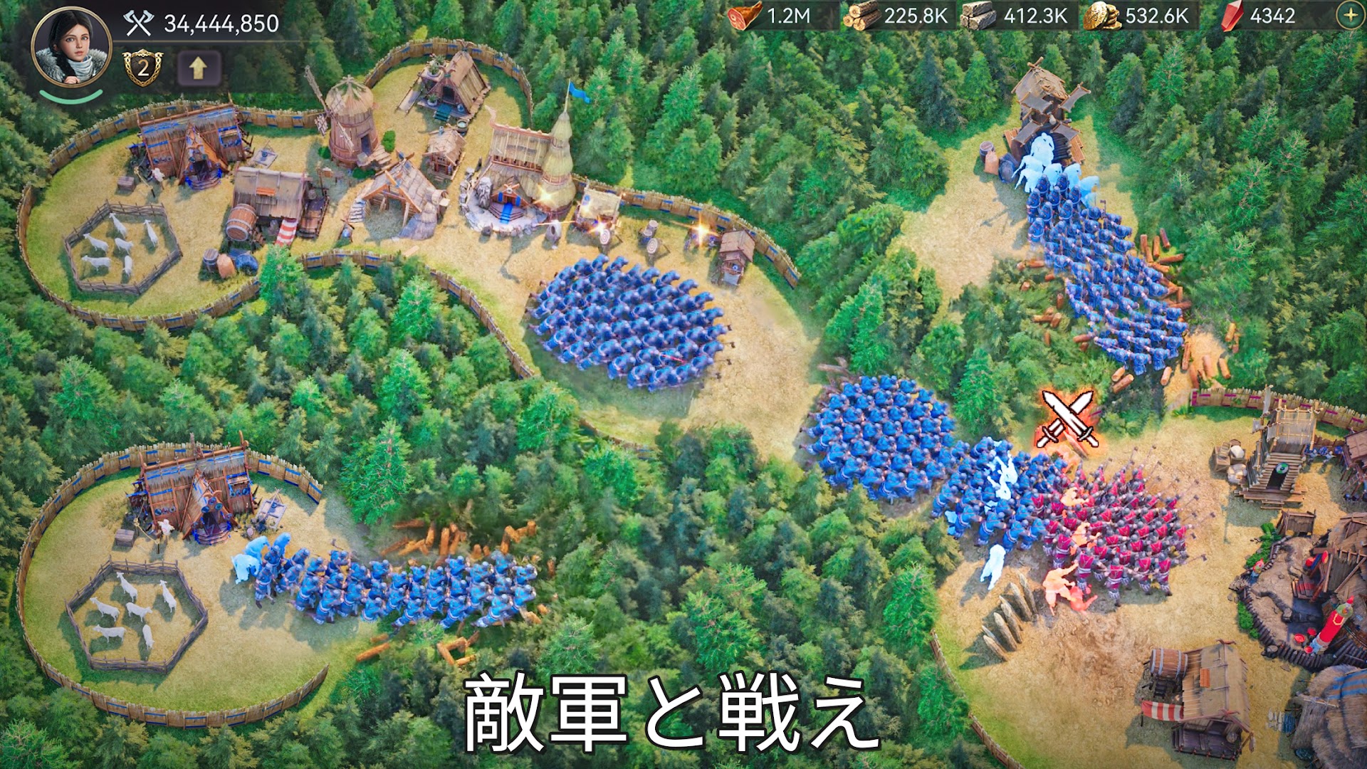 クランで協力すると成長も戦争も楽しい