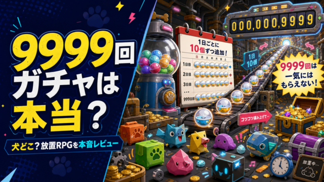 【ワンちゃんごちゃごちゃ大戦争】は面白い？9999回ガチャの真相をレビュー！