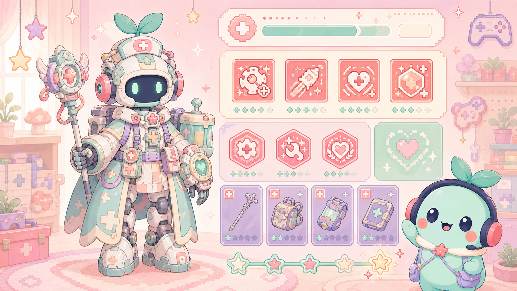 【アークナイツ】は今から始めても面白い？無課金でも遊べる？感想＆レビュー！ キャラクターの立ち絵とスキル・才能が並んだオペレーター育成画面