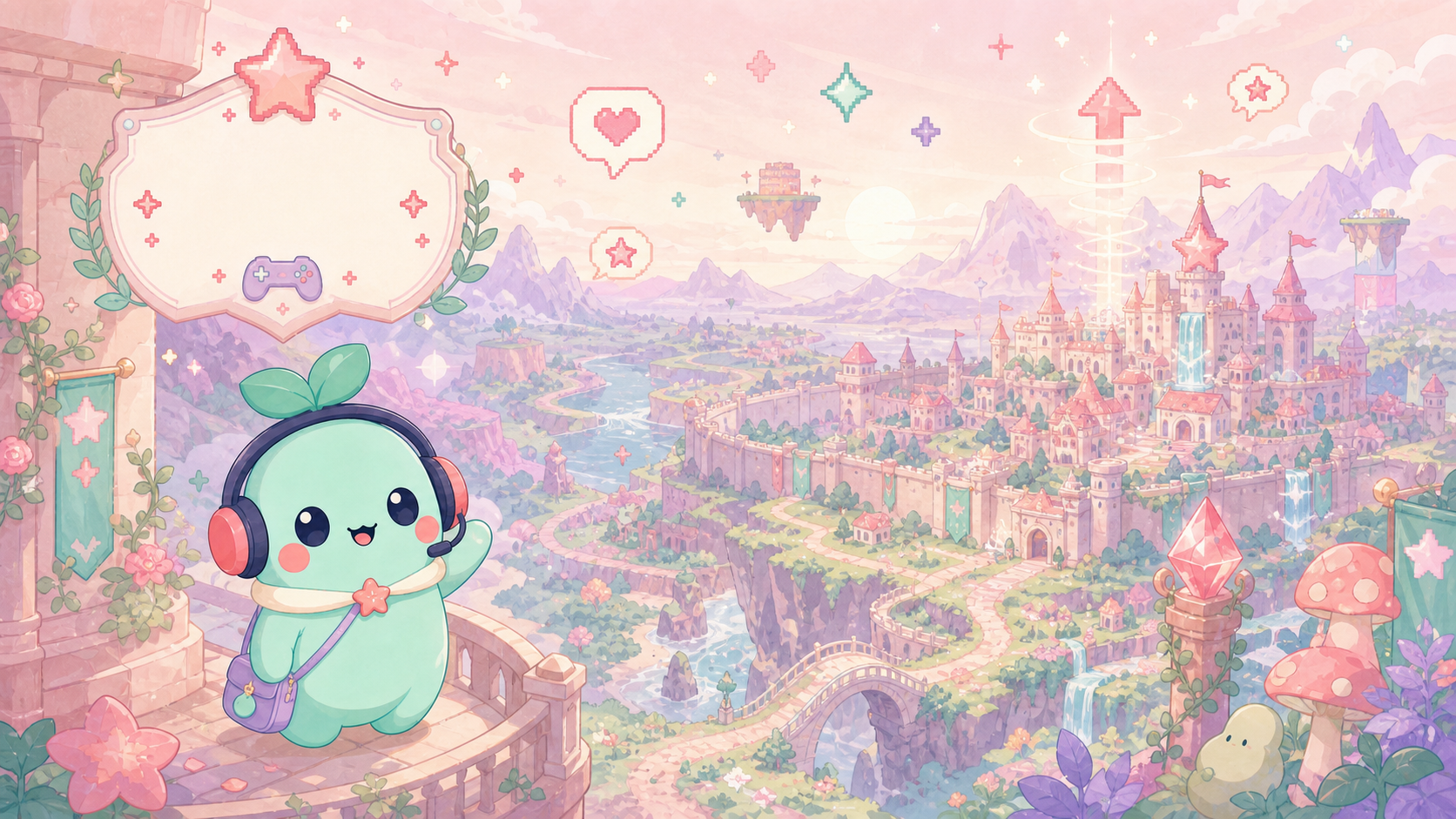 【黒い砂漠モバイル】は今から始めても面白い？無課金でも遊べる？感想＆レビュー！ 黒い砂漠モバイルのタイトル画面と広大なフィールドの全景