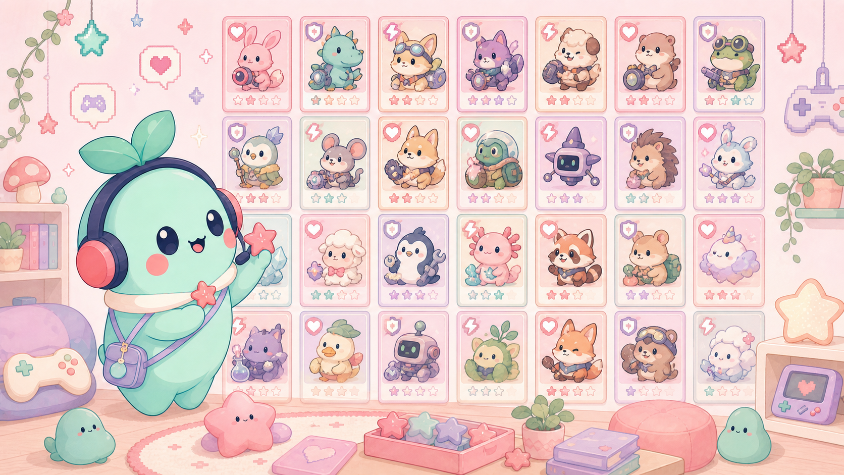 【ブロスタ】は今から始めても面白い？無課金でも遊べる？感想＆レビュー！ キャラクター（ブラウラー）一覧のコレクション画面