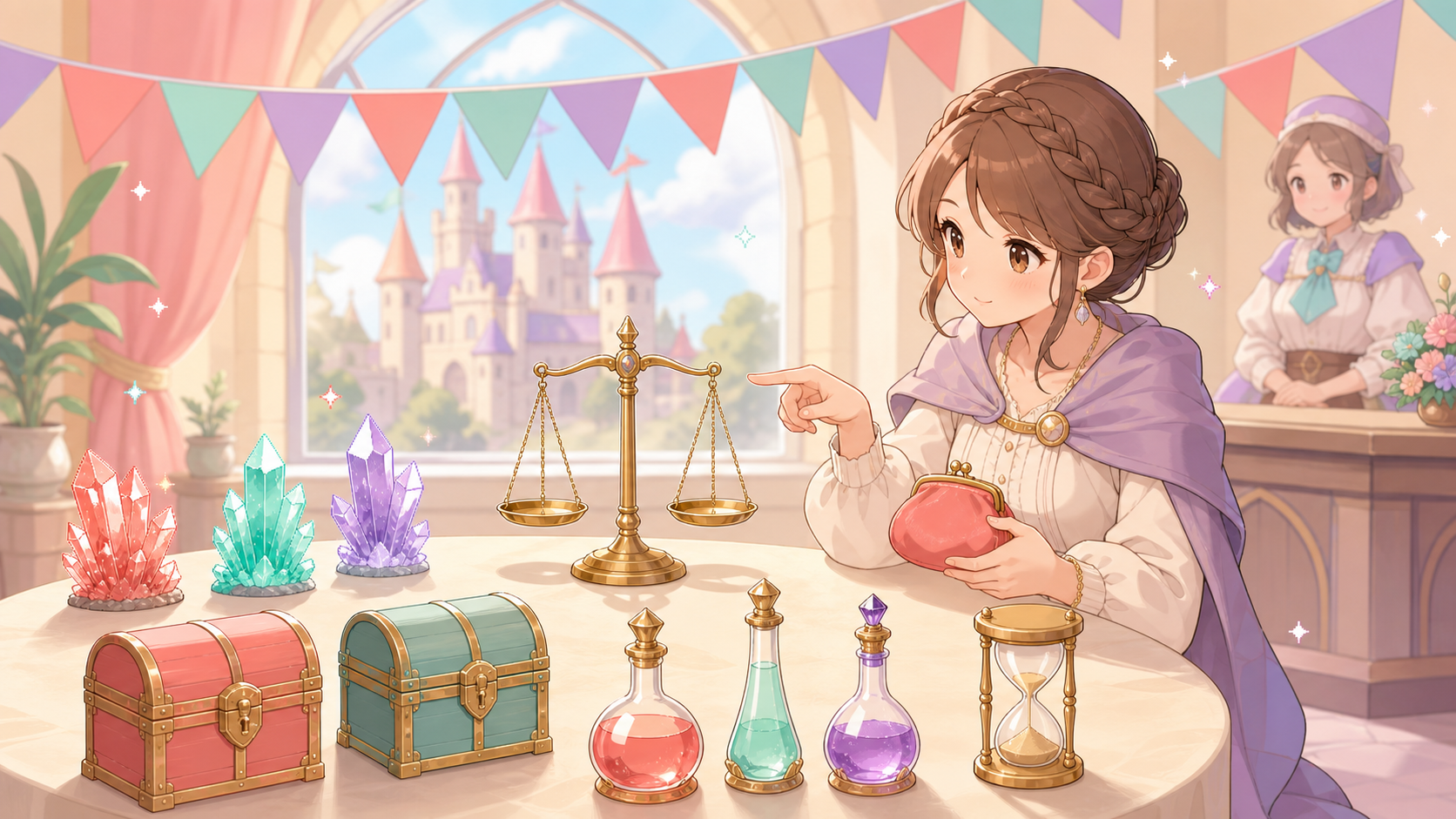 【リネージュW】は今から始めても面白い?感想&レビュー! ショップ画面にずらりと並んだ豪華な課金パッケージと、キラキラ光るダイヤモンドのアイコンを眺めて悩むプレイヤーの手元